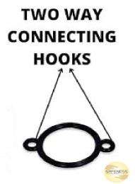SAFENESS Plastic Two Way Connecting Hook SQL-TRS-TC-PLC-007_0