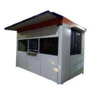 GAYATRI Galvanized Iron 6 - 10 ft Portable Security Cabin_0