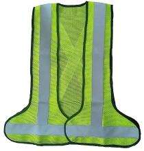 WeighTAJ Polyester Safety Jackets Universal 3SideGR Without Sleeves Green_0