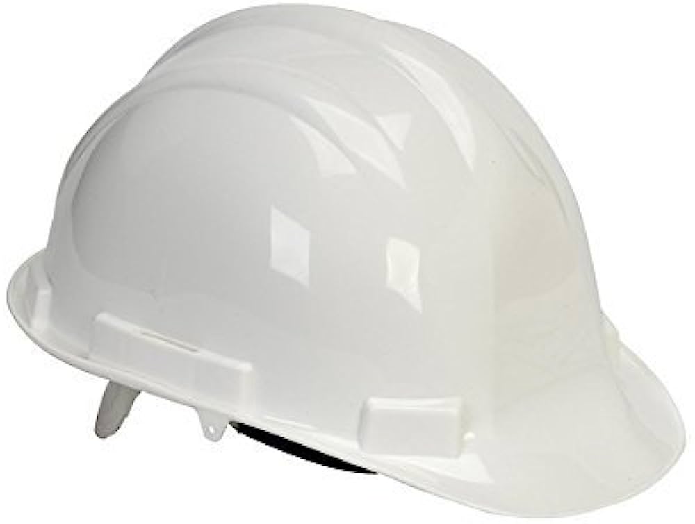 Karam ABS White Air Ventilated Safety Helmets_0