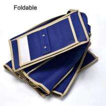 Deodap Fabric 10 Shelves Shoe Rack 3 kg 30 x 14 x 14 cm Blue_0