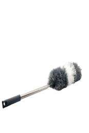 Cleaning Duster Cotton Dusting 12 inch White and Grey_0
