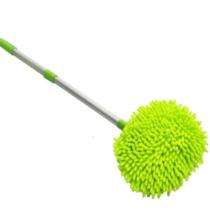 Nylon Dusting Cleaning Brush Steel Handle Green_0
