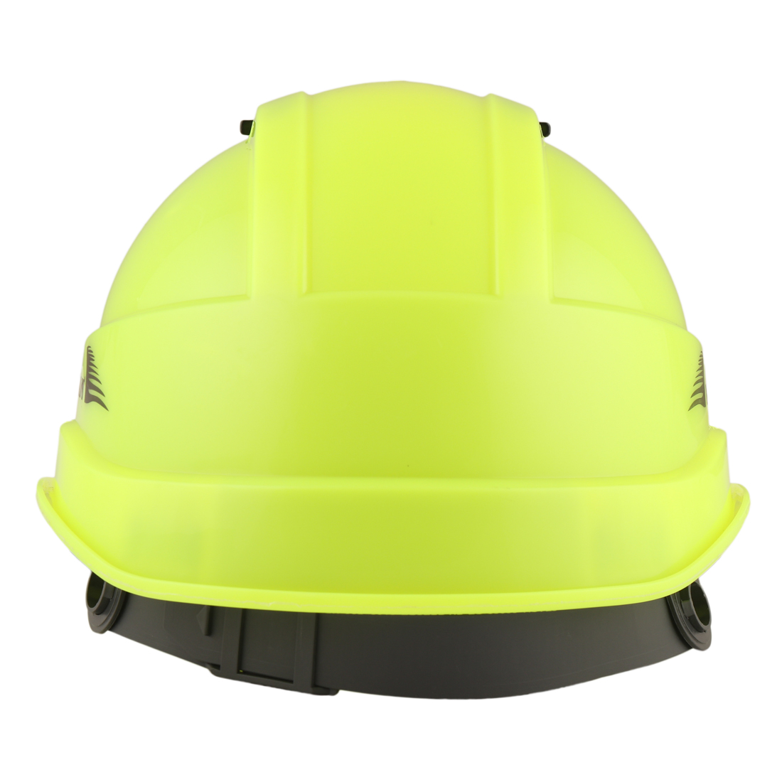 Karam Polyethylene Fluorescent Green Air Ventilated Safety Helmets PN545_1