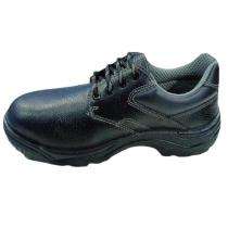 Workon 111 Mamba Leather Steel Toe Safety Shoes Black_0