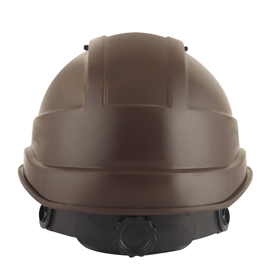 Karam Polypropylene Copolymer Brown Air Ventilated Safety Helmets PN542_1