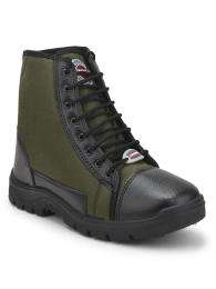 FREEDOM by LIBERTY FOREST-22 Canvas No Toe Safety Shoes Green_0