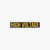 SAFENESS Electrical Control Panel Vinyl Self Adhesive Label 110 x 50 mm Black and Yellow_0