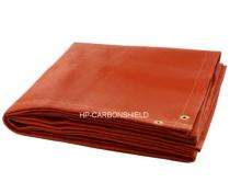 HP-CARBONSHIELD Non - Asbestos 1 mm Fire Retardant Blanket Red_0