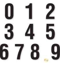 SAFENESS Serial Number Vinyl Self Adhesive Label 100 x 100 mm Black and White_0