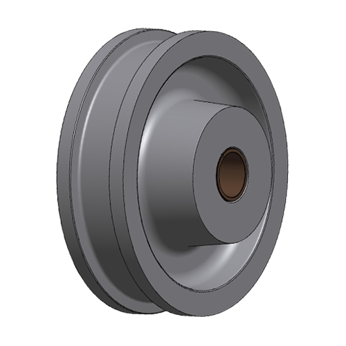 SHRI JAIBABA Single Rim Alloy Steel Crane Wheel_0