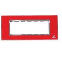 POINTER BI-6031 6 Module Red Modular Switch Plate Cover_0