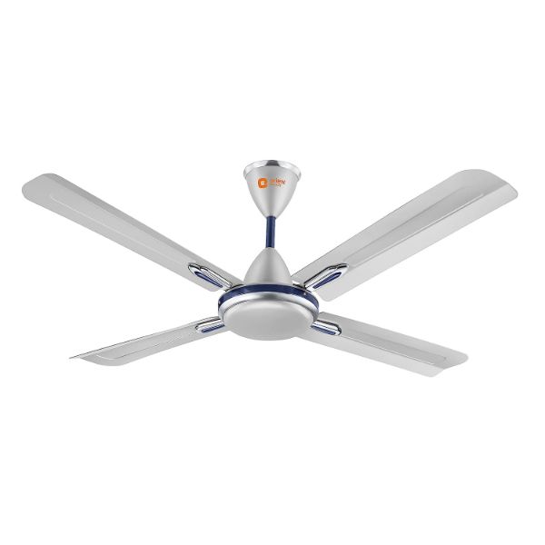 Orient Quadro Ornamental 1200 mm 4 Blades 55 W Silver Blue Ceiling Fans_0
