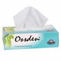Ossden Facial Tissue Paper Box Plain 20 x 20 cm White_0