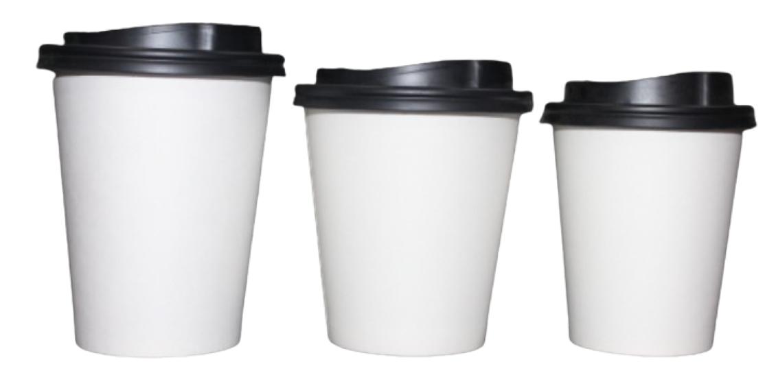 Single Wall Paper Coffee Disposable Cups 240 mL White_1