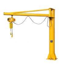 1000 kg Motorized Floor, Pillar Mounted Jib Crane_0