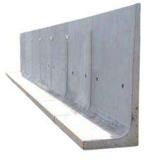 Super 3000 mm M 40+ 2000 mm Precast Retaining Wall_0