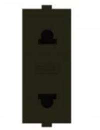 ANCHOR 6 A Black Multi Plug Electrical Sockets_0