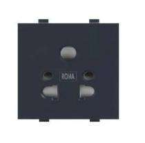 ANCHOR 10 A Black Multi Plug Electrical Sockets_0