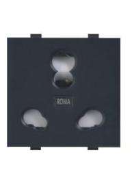 ANCHOR 25 A Black Multi Plug Electrical Sockets_0