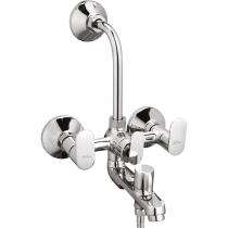 Blues Nickel Chrome Plated 3 in 1 Wall Mixer L Bend Faucet PX-41_0