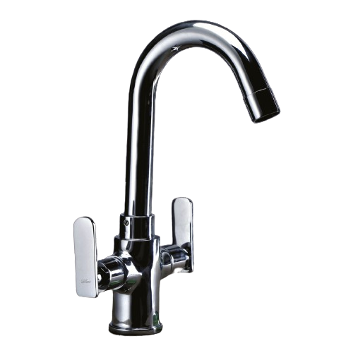 Blues Nickel Chrome Plated Basin Mixer Quarter Turn Faucet TR-42_0