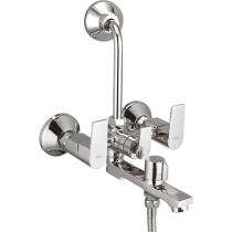 Blues Nickel Chrome Plated 3 in 1 Wall Mixer with L Bend Faucet VB-41_0