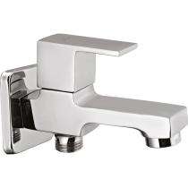 Blues Nickel Chrome Plated 2 in 1 Bib Cock Faucet SQ-26_0