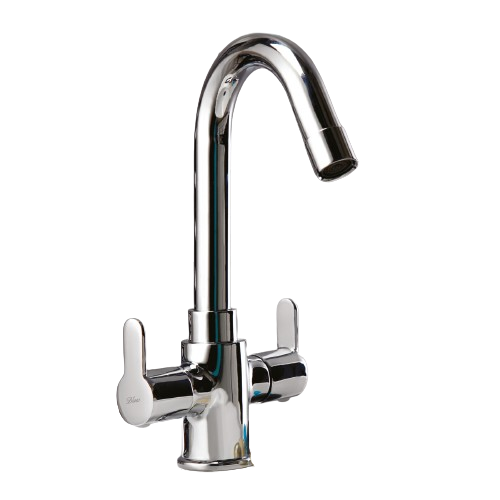 Blues Nickel Chrome Plated Basin Mixer Quarter Turn Faucet AL-42_0