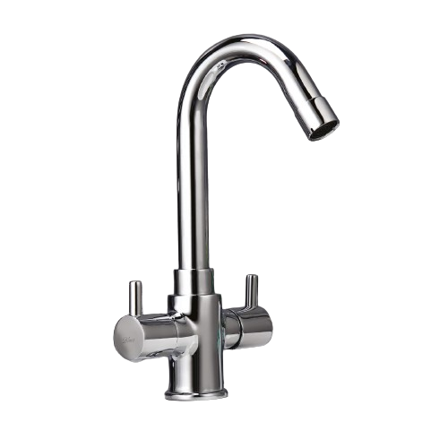 Blues Nickel Chrome Plated Basin Mixer Quarter Turn Faucet RO-42_0