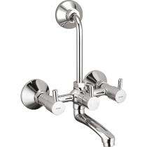 Blues Nickel Chrome Plated 3 in 1 Wall Mixer with L Bend Faucet RO-41_0