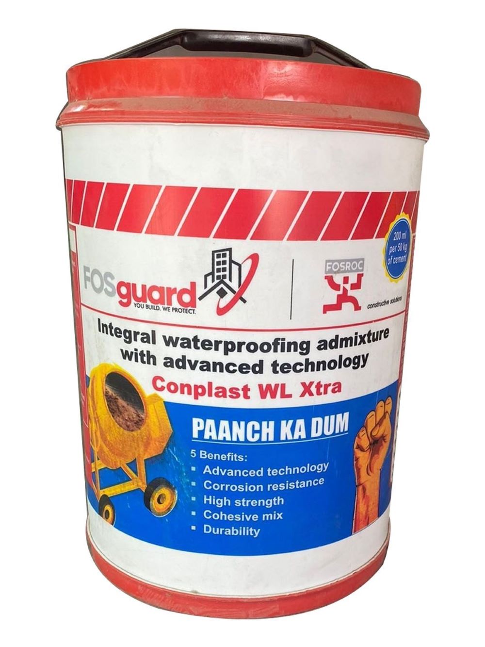 Fosroc Conplast WL Extra Waterproofing Chemical in Litre_0