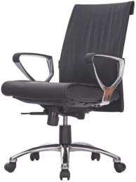 Featherlite Revolving Black 1060 x 500 x 480 mm Plastic Office Chairs_0