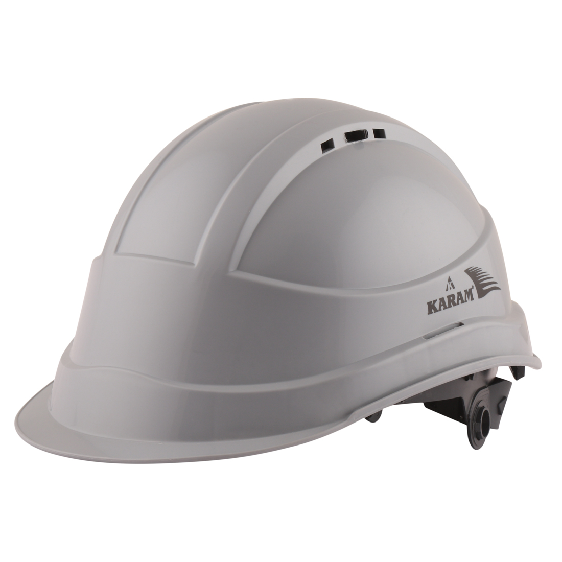 Karam Polypropylene Copolymer Apex Grey Air Ventilated Safety Helmets PN541_0