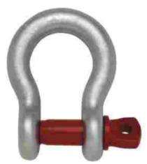 LT Grade 30 Screw Pin Bow Shackle 1 inch 1 - 22 ton_0