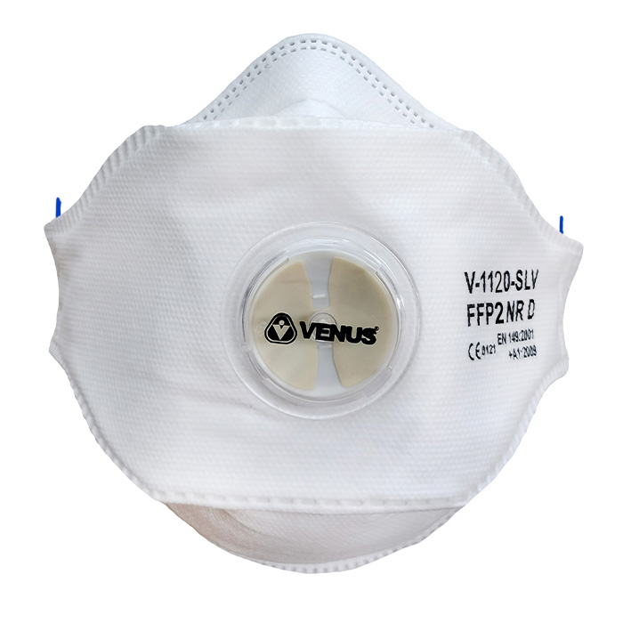 Venus Exhalation Vent Valve Non Woven Fabric Nose Masks Standard Beetle V1120 V White_0
