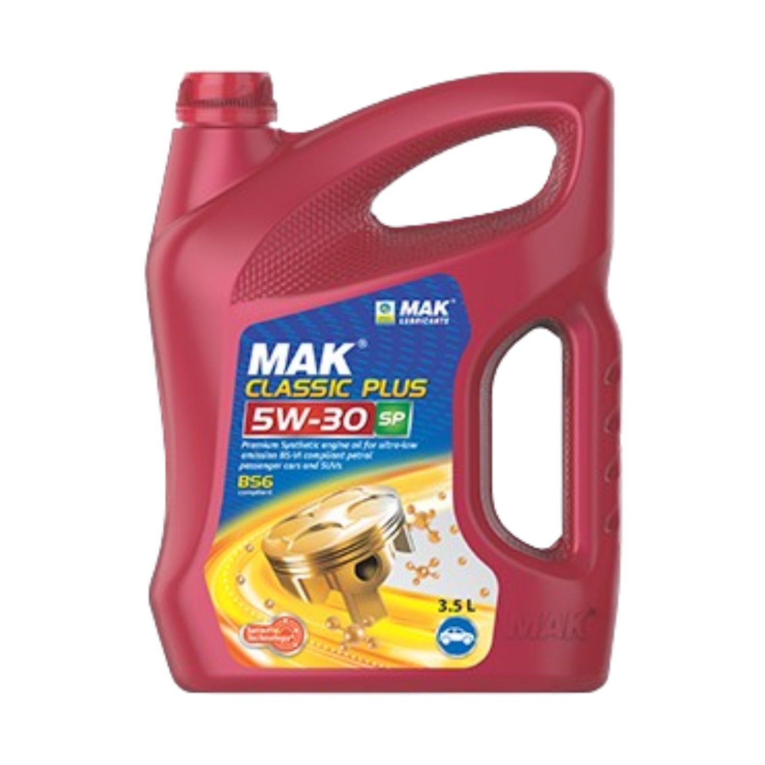 MAK CLASSIC PLUS Synthetic Car Engine Oil 3.5 L Can_0