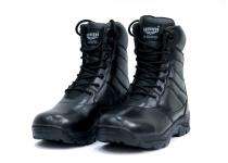 Omni 7021 Buff CG Leather Plain Toe Safety Shoes Black_0