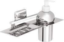 GOLDLINE Rectangular Stainless Steel Soap Dish_0