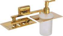 GOLDLINE Rectangular Stainless Steel Soap Dish_0