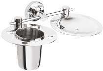 GOLDLINE Oval Stainless Steel Soap Dish_0