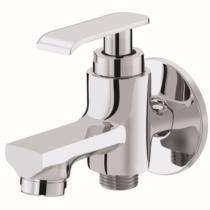 Ambani Chrome Plated 2 Way Bib Cock Faucet Flora - 2907_0
