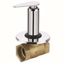 Ambani Chrome Plated Flush Cock Faucet Pan - 4212_0