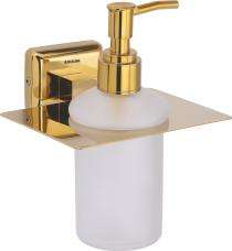 GOLDLINE Wall Mounted Manually Hand Operated Liquid Soap Dispenser_0