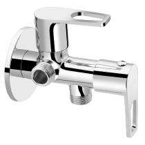 Ambani Chrome Plated 2 Way Angular Stop Cock Faucet Icon - 3220_0