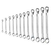 Eastman 75 - 150 mm Bi-Hexagon Ring Shallow Offset Hand Spanners E-2007-12 6 - 7 mm_0