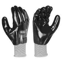 BLACK+DECKER Fully Nitrile Coated Nylon Safety Gloves BXPG0345IN Large_0
