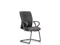 Featherlite Visitor Black 1082 x 635 x 605 mm Fabric Office Chairs_0