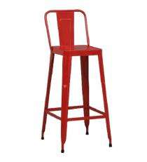 Stools Bar Metal Red_0