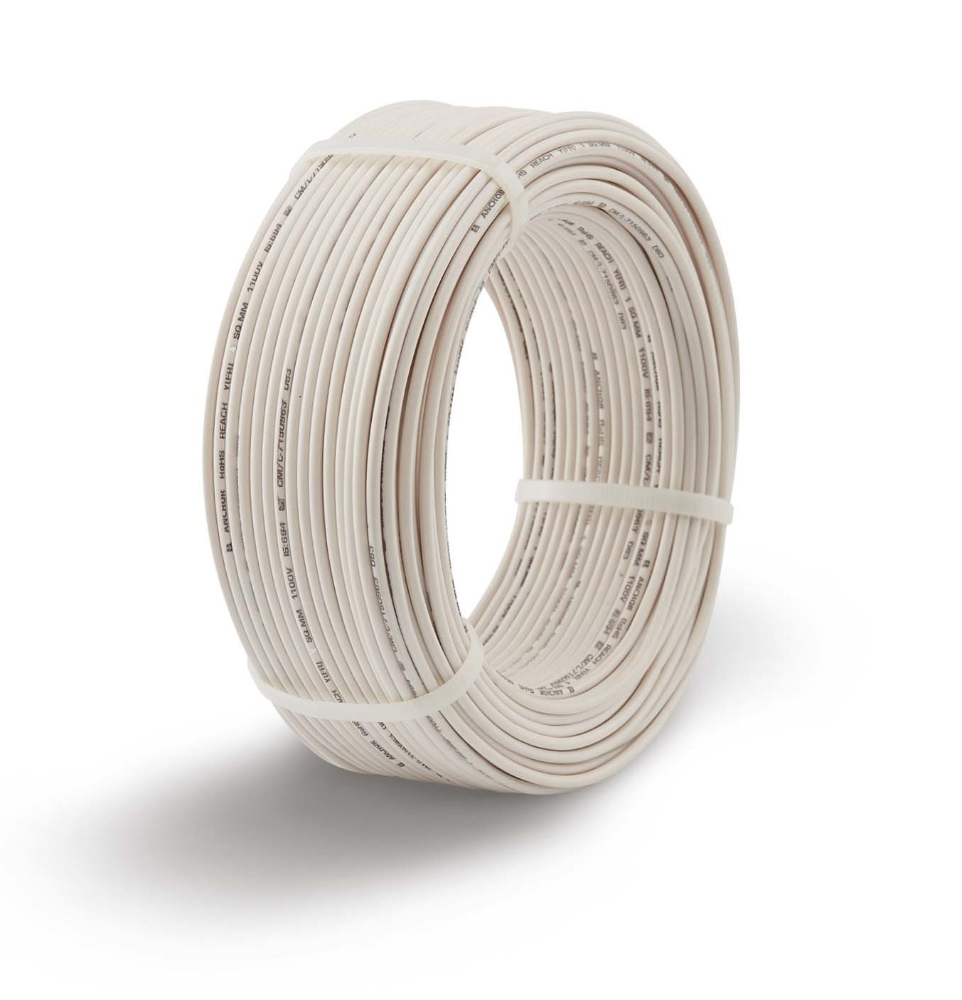 ANCHOR 0.75 sqmm Advance FR Electric Wire White 90 m_0